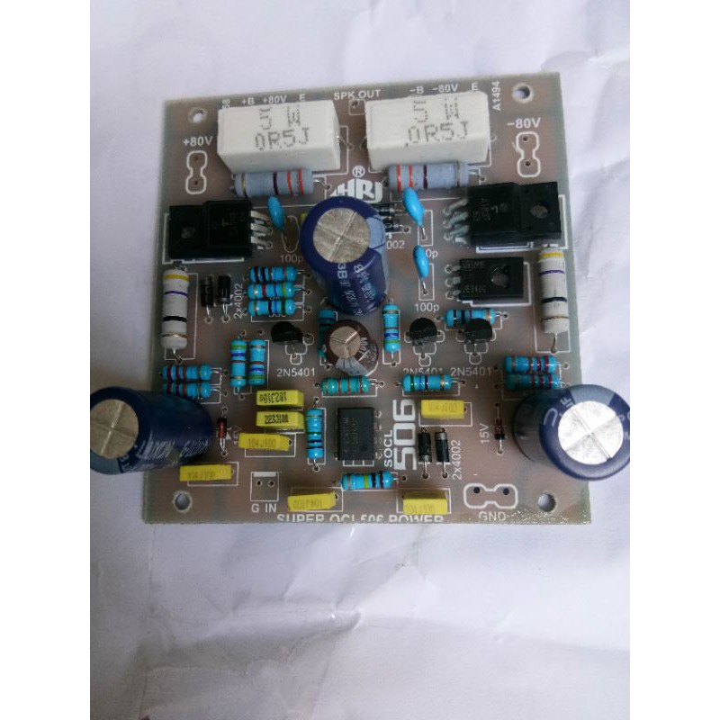 driver super ocl 506 pcb fiber elko besar//komponen bagus