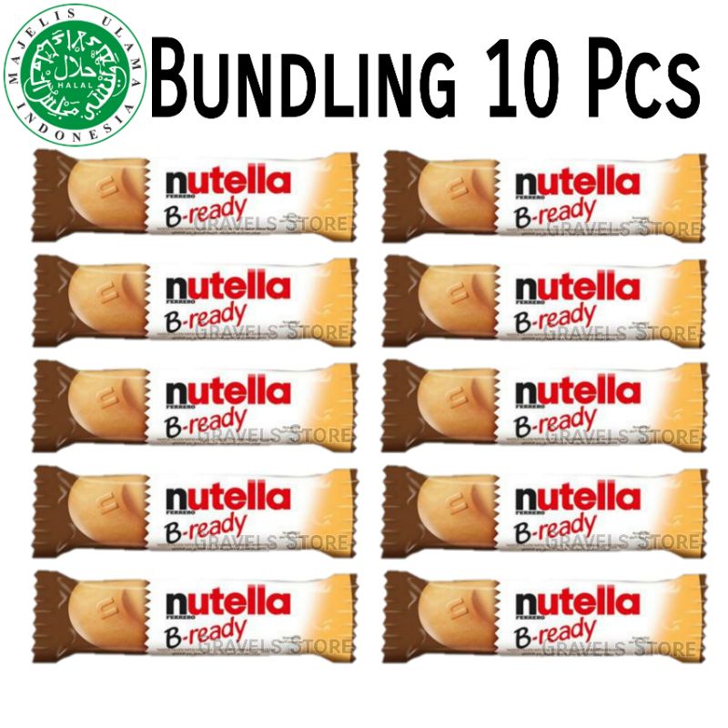 

[T1 SET] HALAL Ferrero Nutella B-Ready / B Ready / BReady Hazelnut Chocolate