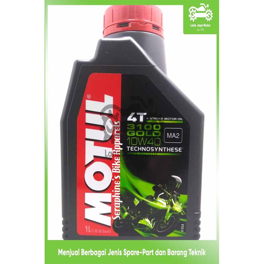 OLI MOTUL 3100 GOLD 4T SAE 10W40 1 LITER OLI MESIN 4 TAK ORIGINAL ASLI MOTUL OLI MOTOR ORIGINAL OLI 