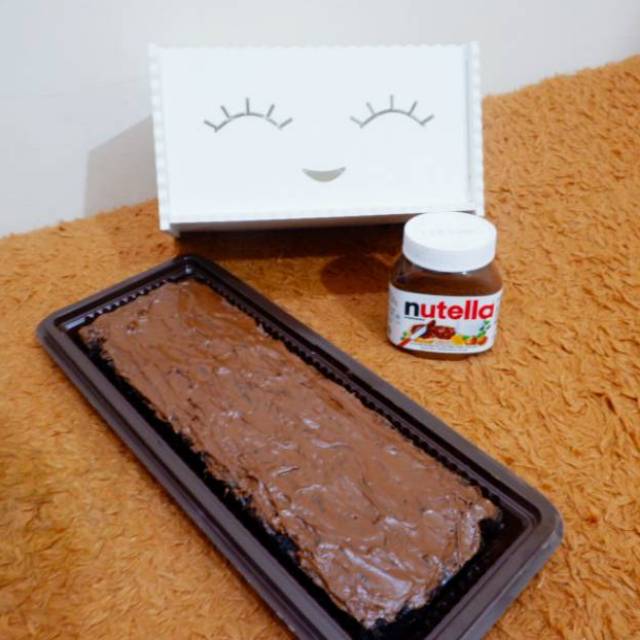 

Brownies Topping Nutella