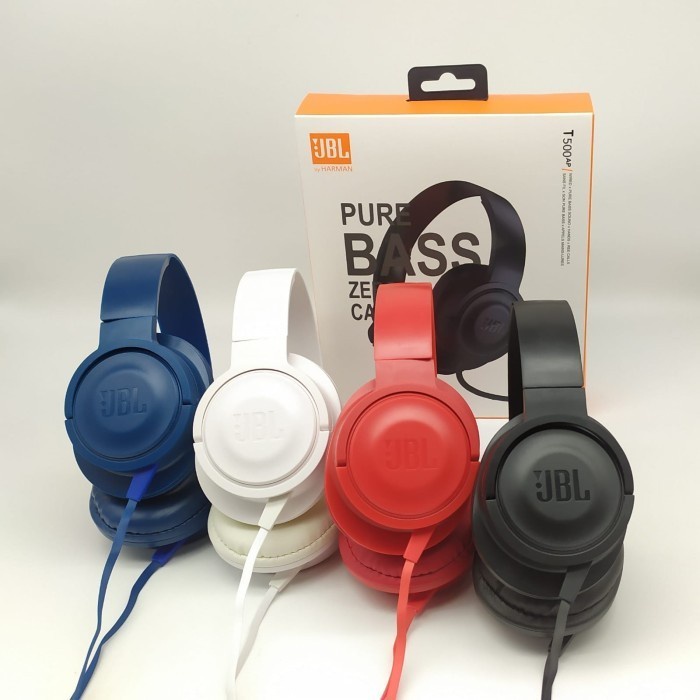 [ COD ] ORIGINAL JBL T500 On-Ear Headphone Pure Bass Headphone High Quality Bass