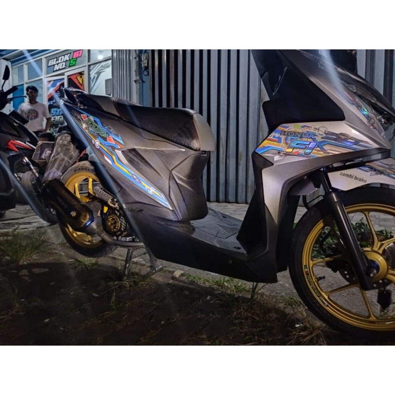 STRIPING STIKER BEAT NEW 2020 TRANSFARAN HOLOGRAM
