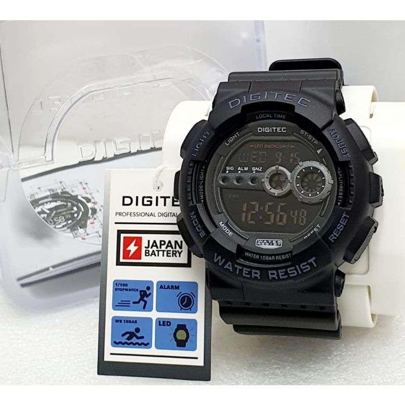 JAM TANGAN PRIA SPORTY ELEGANT DIGITEC 5031 ORIGINAL WATER RESIST NEW SEAMAN