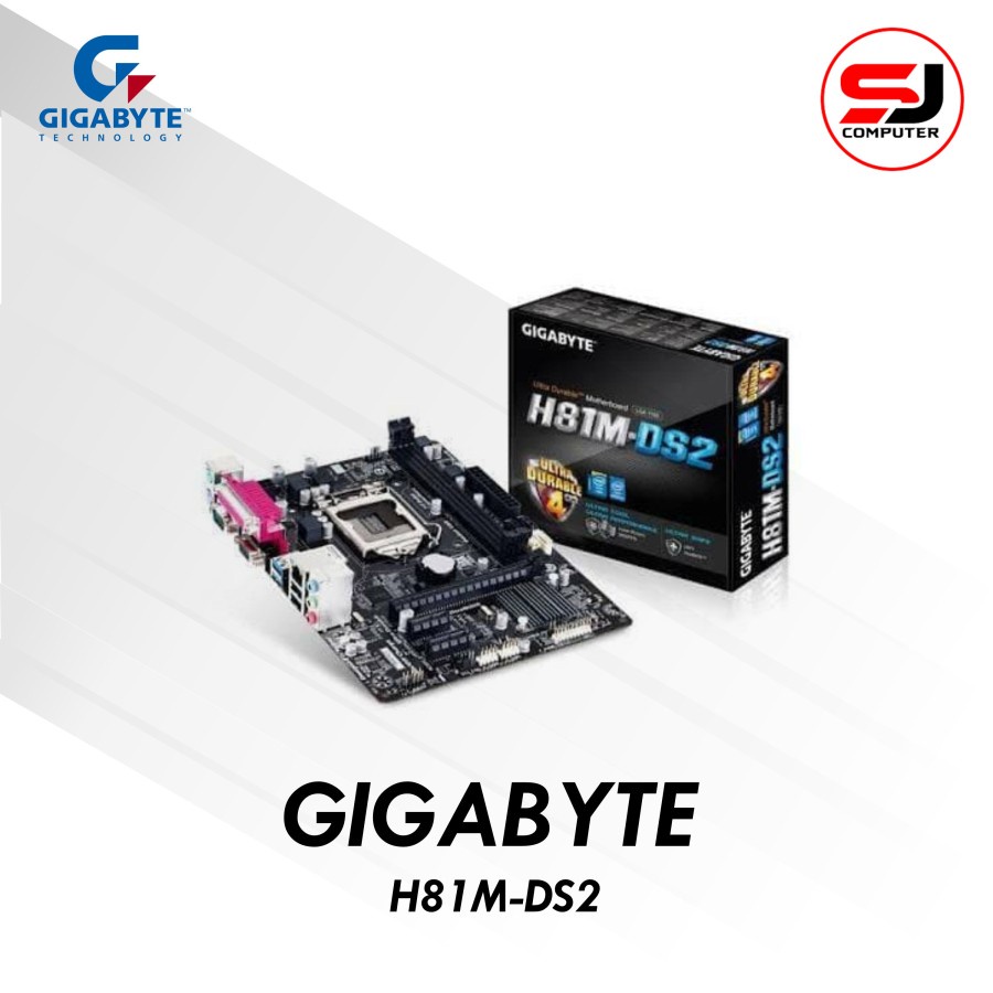 Motherboard Gigabyte H81M-DS2 Socket 1150 Garansi Resmi