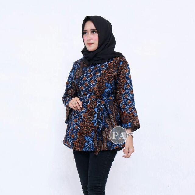 Atasan Batik Seragam Batik Solo Batik Pekalongan Baju Batik Wanita Td 373