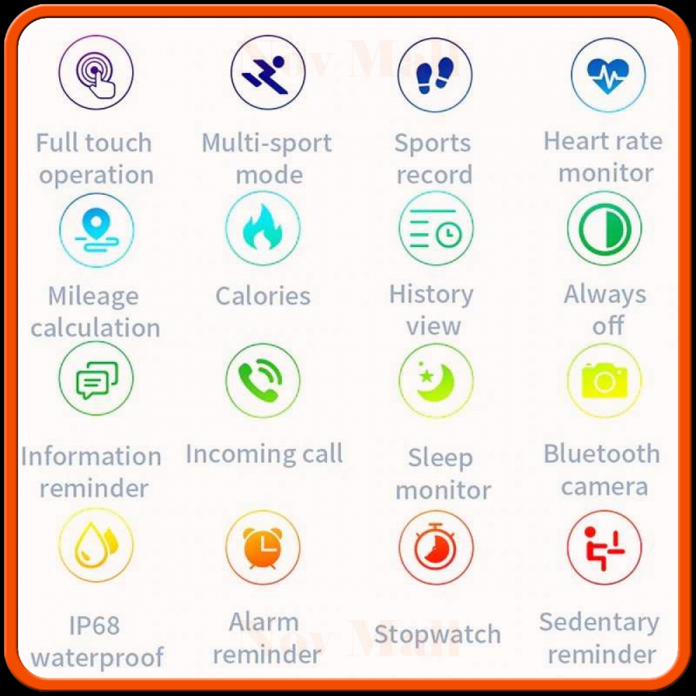 SKMEI Smartwatch Sport Tracker Blood Pressure Heart Rate SM333