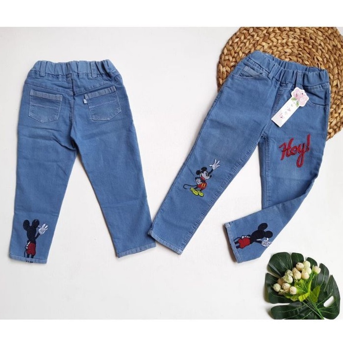 celana jeans mickey anak