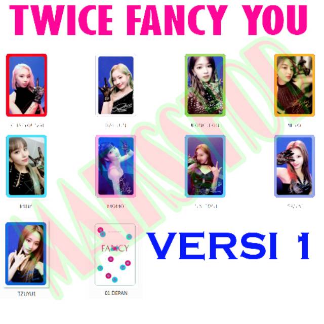 Twice Fancy You Photocard Kpop