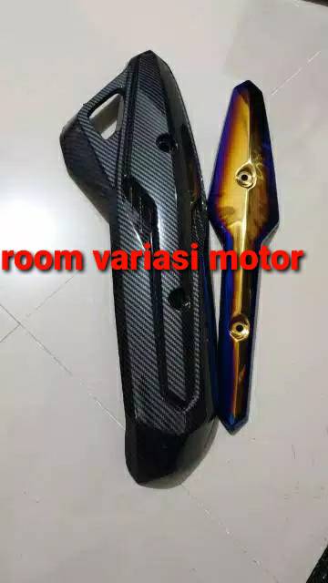 TAMENG KNALPOT CARBON TWOTONE VARIO 125 VARIO 150