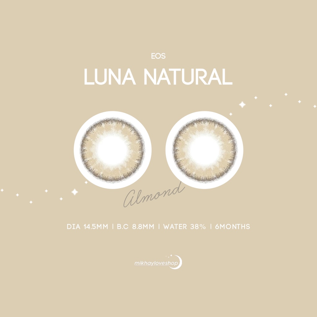 MIKHAYLOVESHOP Softlens Luna Natural Almond | EOS