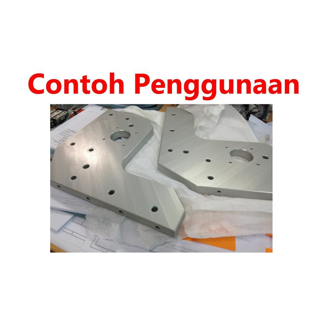 [HAEBOT] Plat Aluminium 5052 T8 8mm Alumunium Plate Ukuran Custom Lembaran Tebal Anti Karat Korosi Per 1 cm