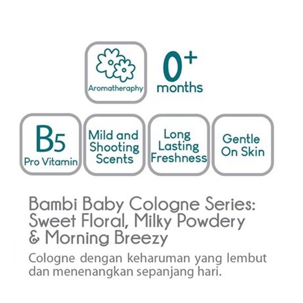 Bambi Baby Cologne | Cologne Bayi | Parfum Bayi