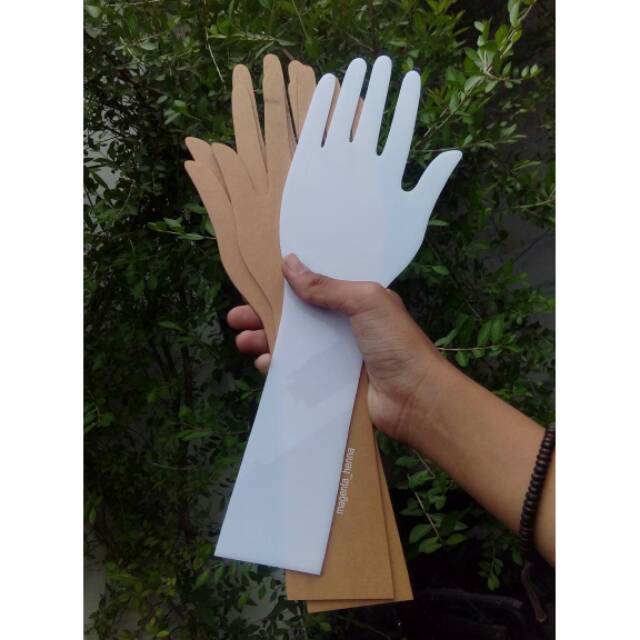 

Acrylic hand practice