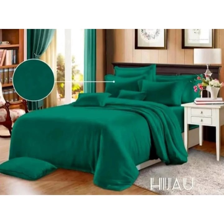 SPREI POLOS EMBOS ADEM, LEMBUT, &amp; ANTI LUNTUR BAHAN KATUN DISPERSE MIRIP BONITA