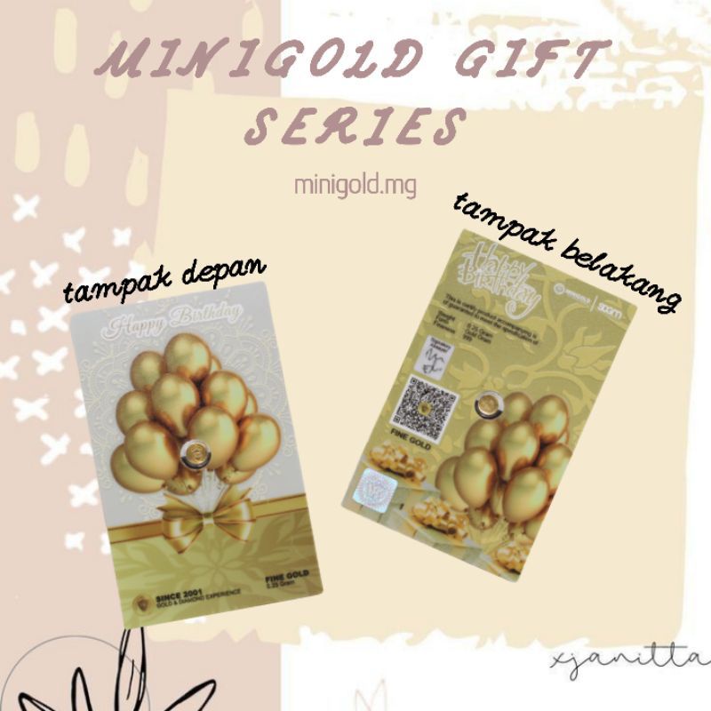 mini gold gift series