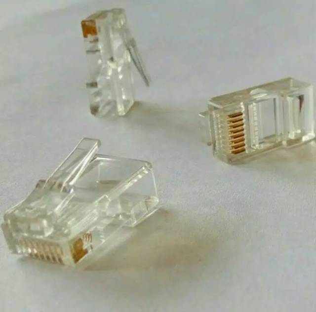 Konektor RJ45 LAN. Connector RJ 45. SATUAN ECERAN