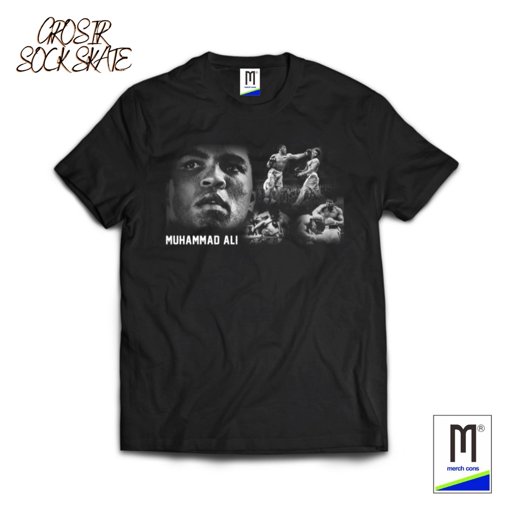 kaos band kaos musik distro vintage muhammad ali