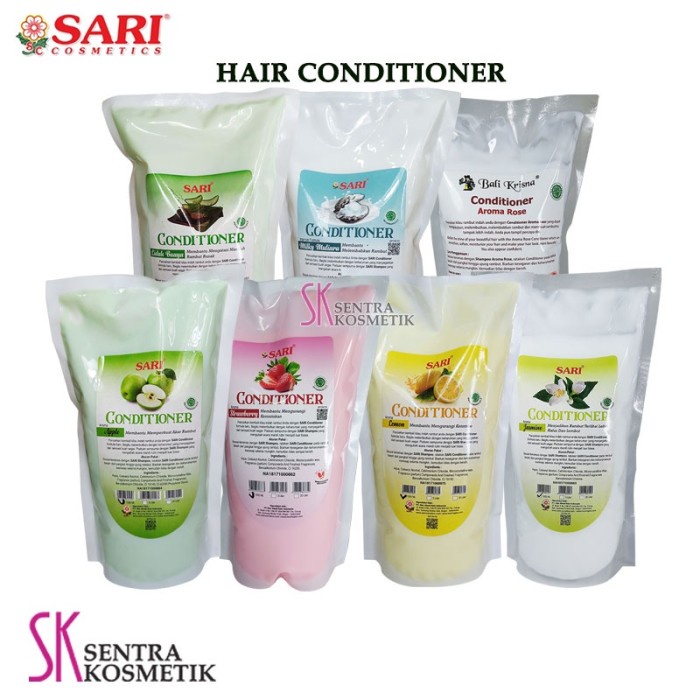 ❤ jselectiv ❤ SARI Conditioner - 1000ml | Kondisioner Salon Kantongan 1 Liter dari SARI