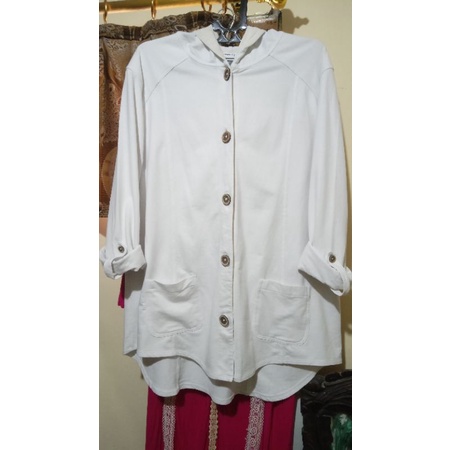 pl jaket hoodie susan graver wrn broken white