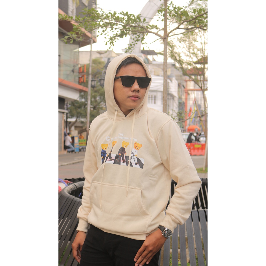 Hoodie Citayem Fashion Week Cream Keju Arjukya