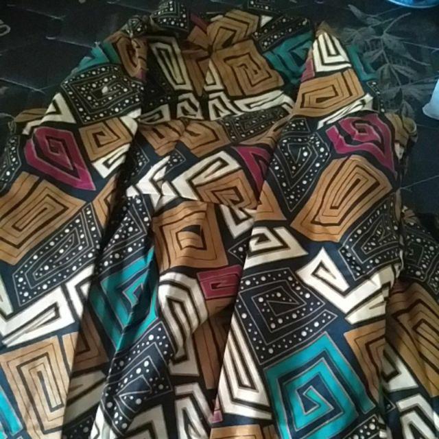 Long Dress Batik Gamis Batika Nadine Manggar Kobis Kupu Padi Ulir Manis Gendis Marsya Moszaik..