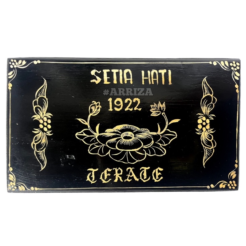 KOTAK MORI PSHT KAYU JATI (FREE UKIR NAMA) + GEMBOK KUNCI / TEMPAT PENYIMPANAN SABUK PENCAK SILAT SETIA HATI TERATE 1922