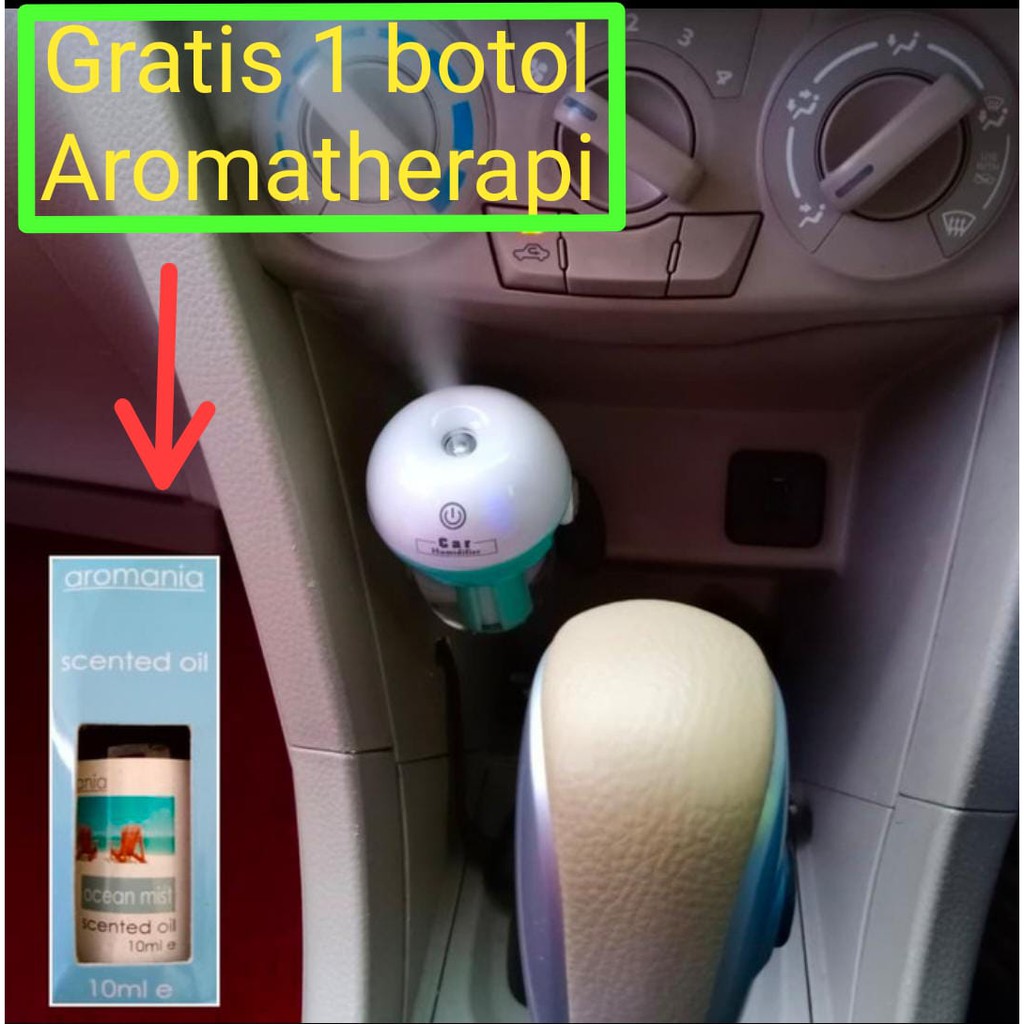 Diffuser mobil Car - aksesoris Mobil AromaTerapi - DC 12 volt / Humidifier oil aromatherapy