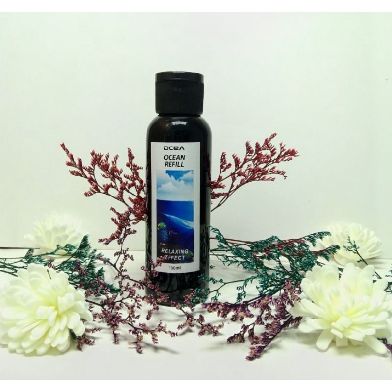 Reed Diffuser Aromatherapy Bunga Difuser Aroma Pengharum Ruangan Pewangi Oil Reed Difuser REED DIFFUSER LOVER'S GRASS REED DIFFUSER REFILL REED DIFFUSER HAMPERS PENGHARUM RUANG AROMATERAPI-REFILL100ml OCEAN