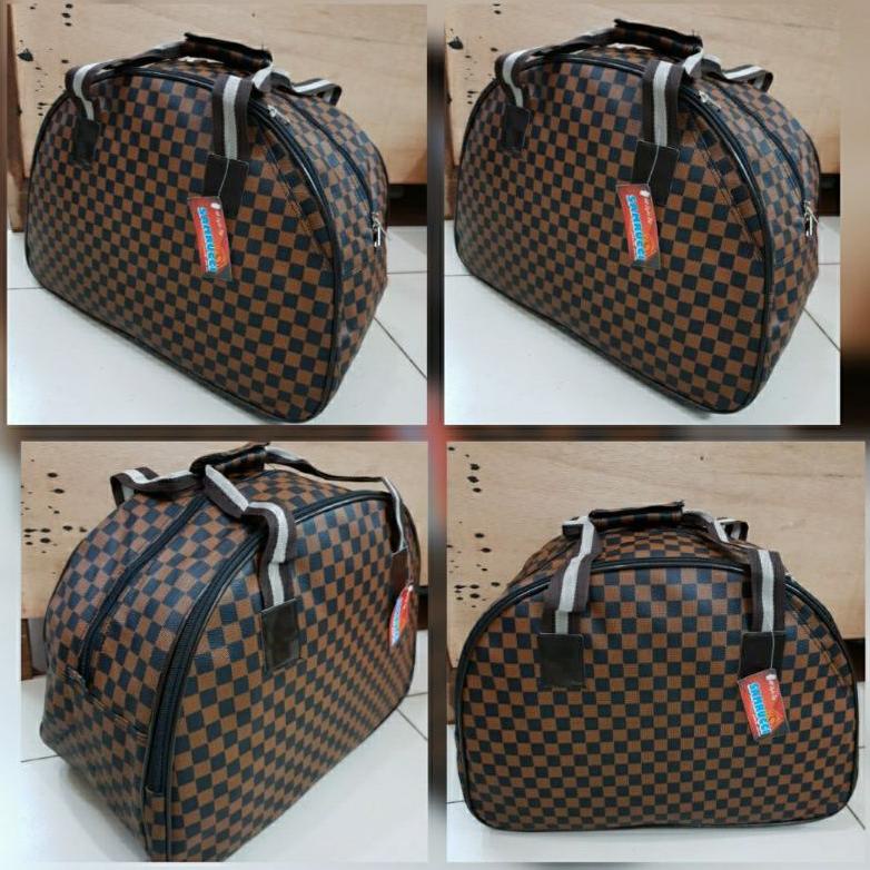 [[BISA COD]] TRAVEL BAG ELLE JUMBO/TRAVEL BAG LV DAMIER/TAS PULANG KAMPUNG TERPERCAYA