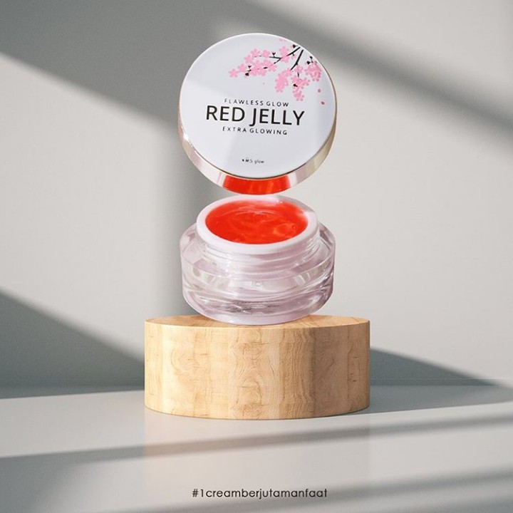 ⭐BAGUS⭐ MS GLOW RED JELLY EXTRA GLOWING