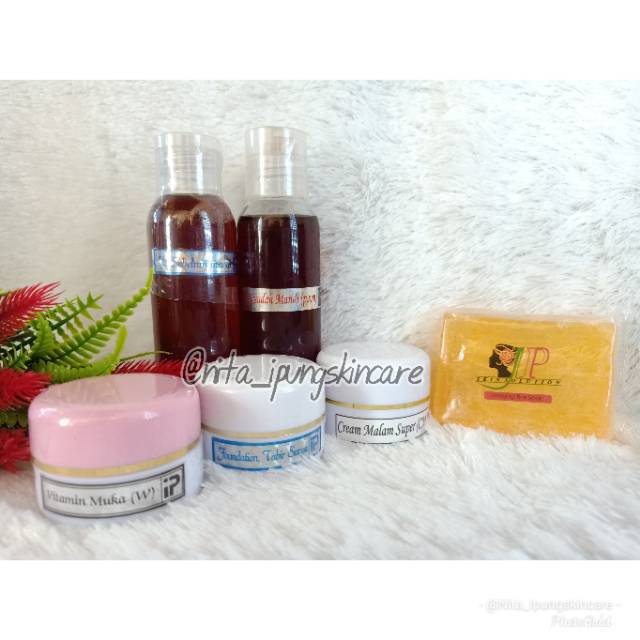 Paket Whitening Cream Malam Super IP Skincare / Skincare Original