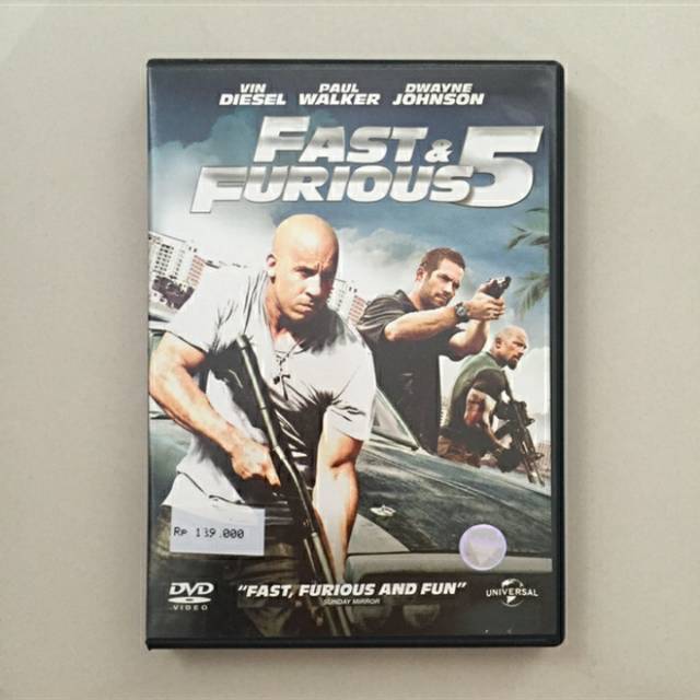 Film DVD FAST & FURIOUS 5 (ORI/Bekas)
