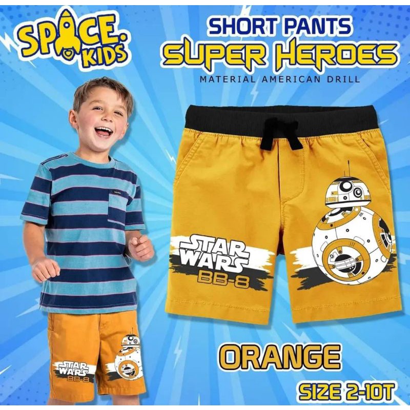 SHORT PANTS SUPER HEROES SPACEKIDS