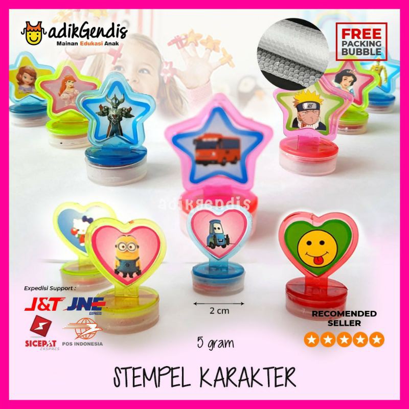 

Mainan anak stempel / stampel karakter random