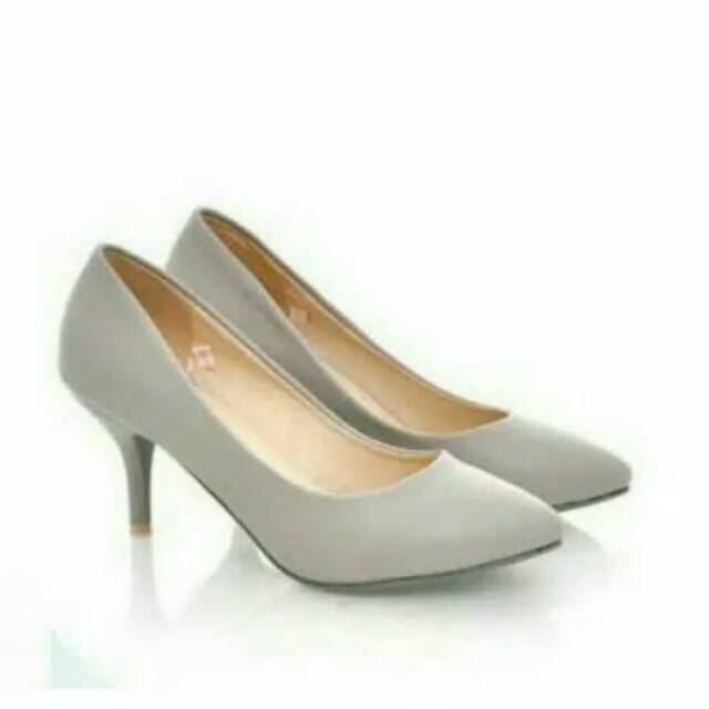 High heel glossy abu