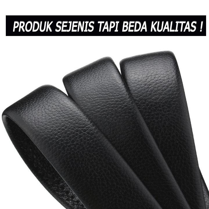 TERMURAH MEN BELT Ikat pinggang impor gesper pria kulit premium asli