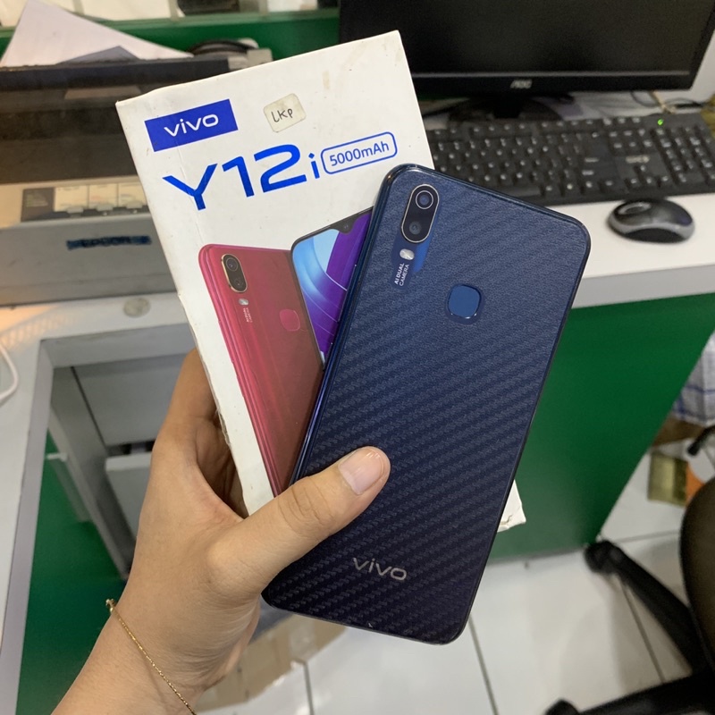 Vivo Y12i 3/32gb second bekas pakai normal fullset original resmi