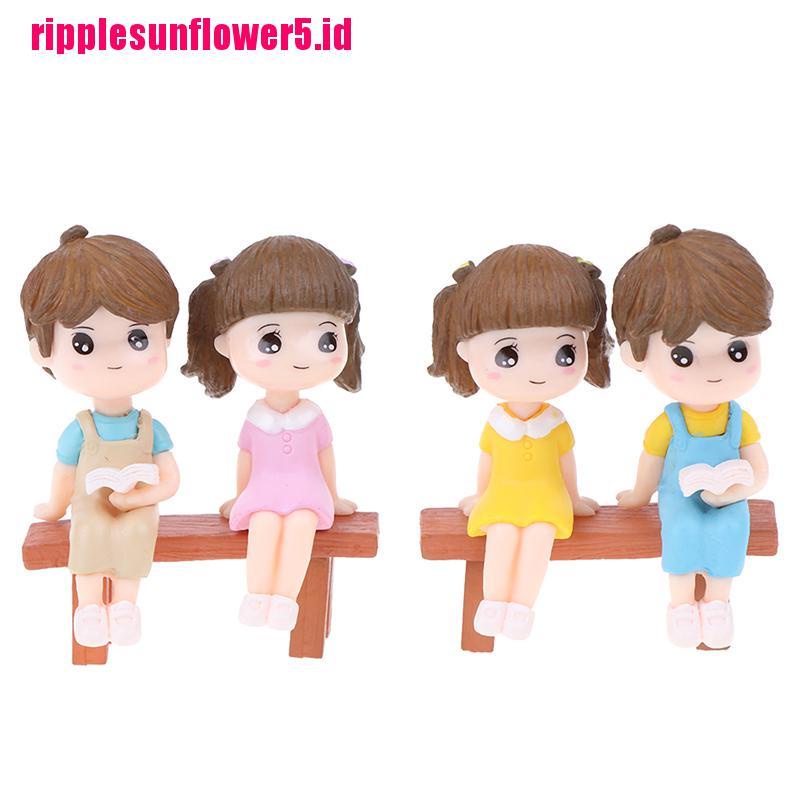 # Kaos T-Shirt Wanita Lengan Pendek Motif Print #1 Set Miniatur Pasangan Kekasih Untuk Dekorasi Rumah Boneka