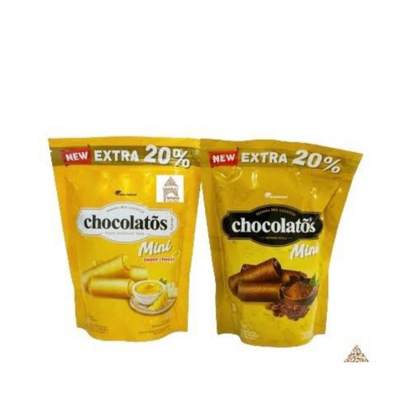 CHOCOLATOS mini sweet cheese 65g + 13g & coklat 70+14g.