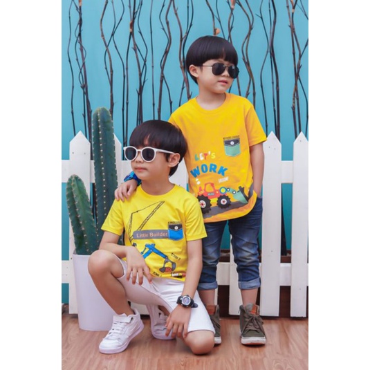 Kaos Anak Motif Kendaraan Series Original KendleKids Kaos Anak Motif Mobil