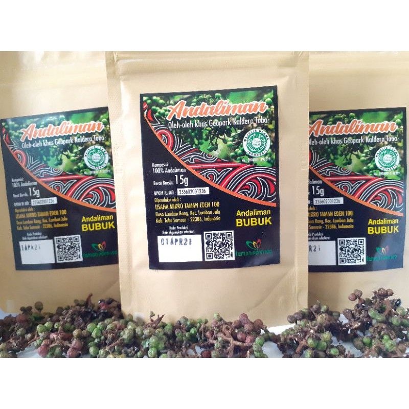 

Andaliman Bubuk Sachet Netto : 15 gram