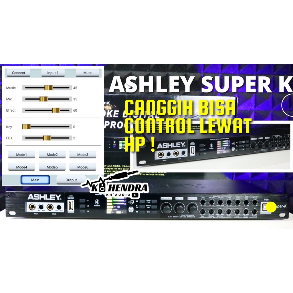 Karaoke Digital Audio Processor Ashley Super-K