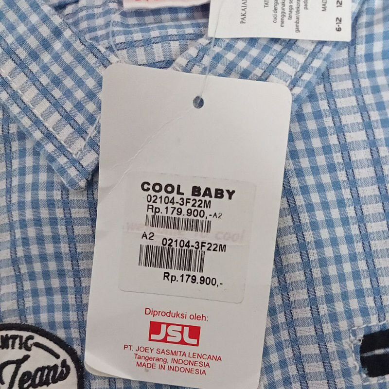 Kemeja Cool Baby original