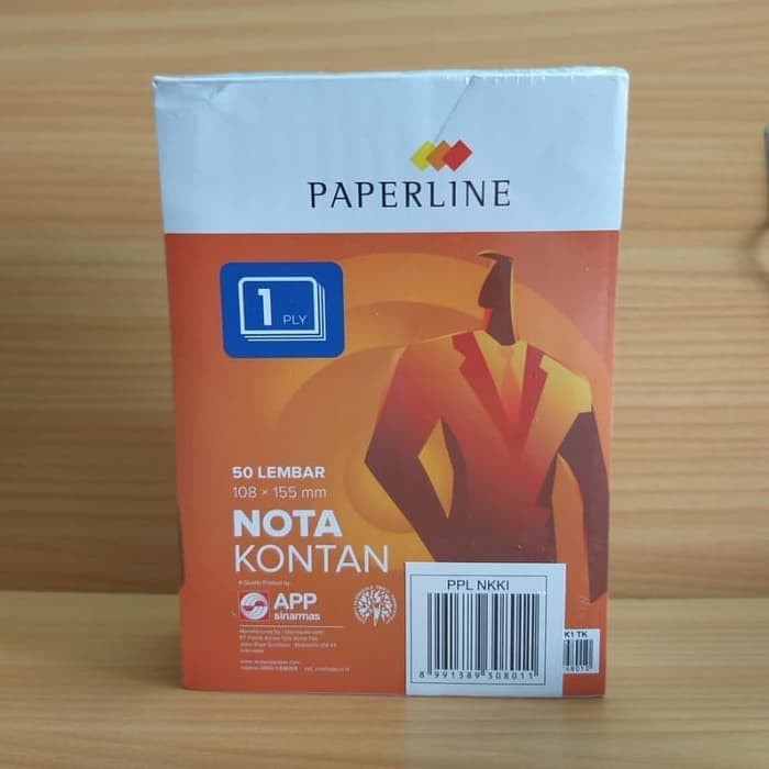 

Buku Nota Kontan Kecil Paperline Ukuran K1 1 Ply 1 Rangkap 50 Lembar