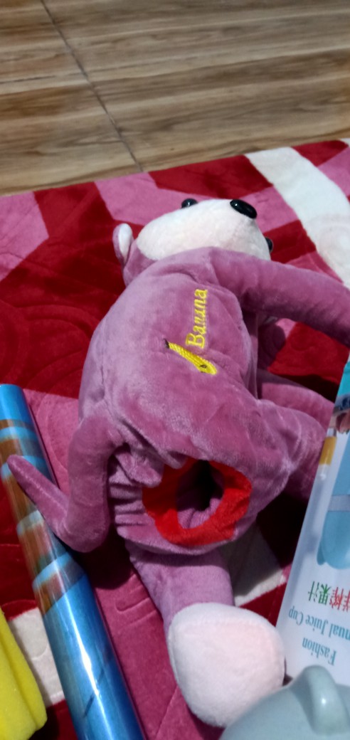 Es508 Cover Tisu Kartun Lucu Motif Monkey