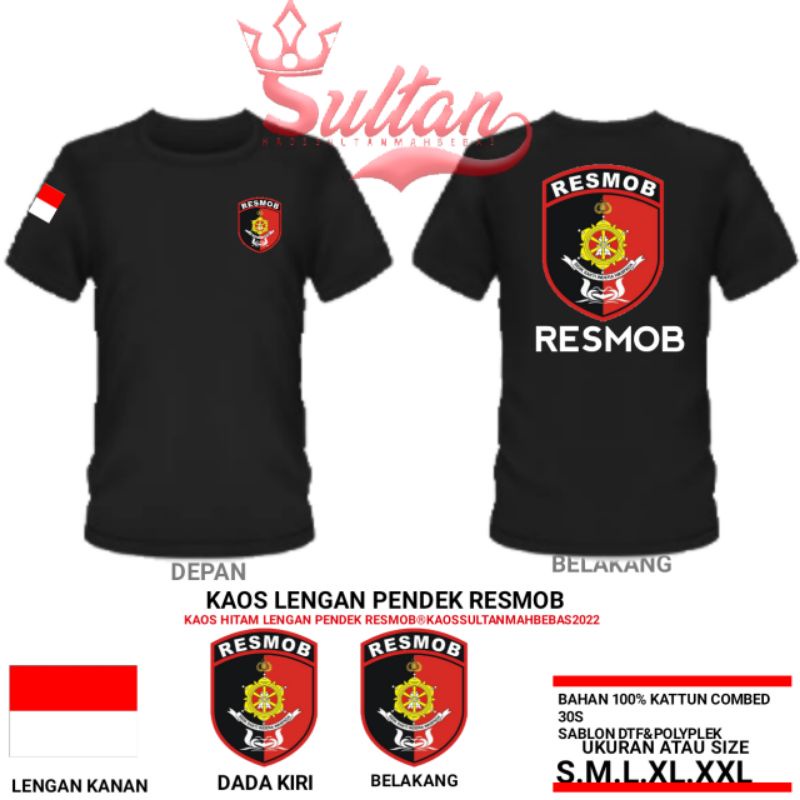 Kaos Resmob//Baju Logo Resmob fullsablon