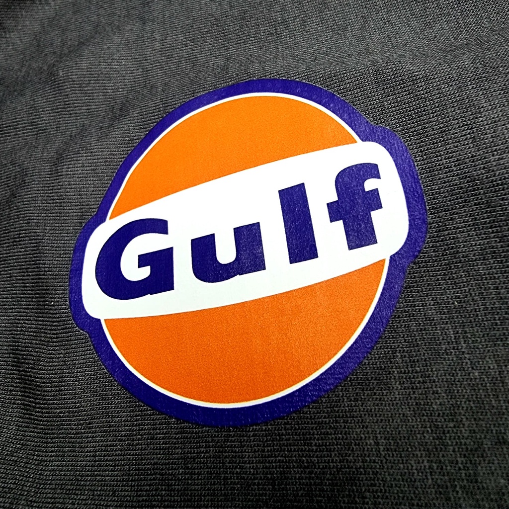 STIKER BAJU GULF PATCH SABLON SATUAN DIY AKSESORIS FASHION KAOS PRIA