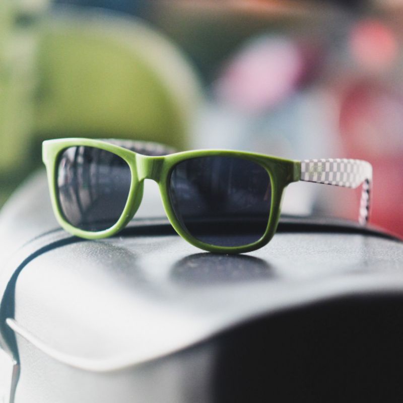 SALE  Vans Sunglasses Spicoli 4 Shades Green Checkerboard Original - Vans Sunglasses Original - Vans