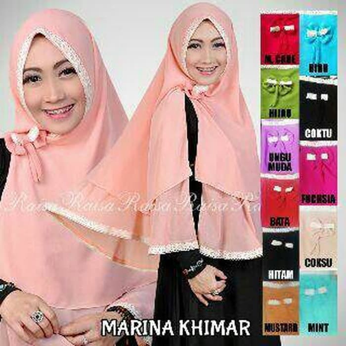 [Promo] Hijab Online   MARINA KHIMAR   grosir jilbab   suplyer kerudung Diskon