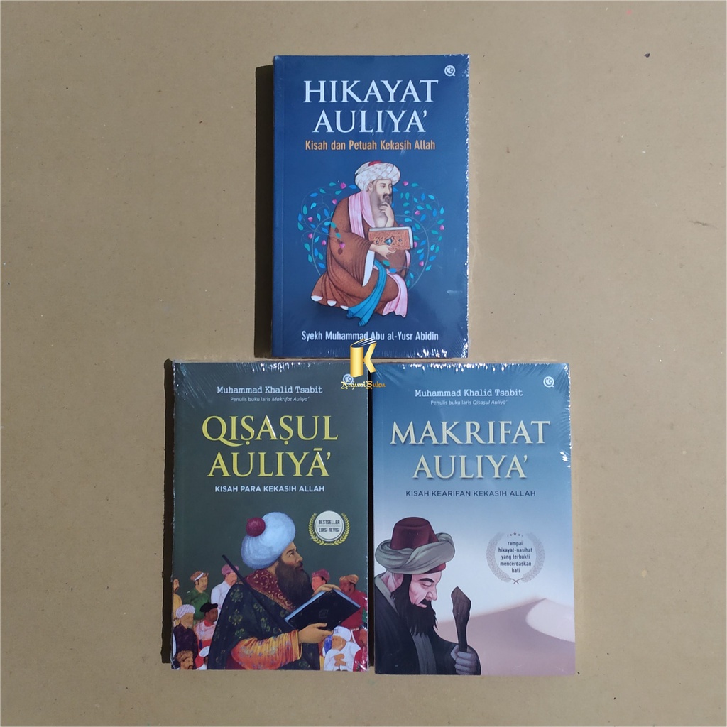 PAKET BUKU TRILOGI AULIYA - Hikayat Auliya - Qisasul Auliya - Makrifat Auliya